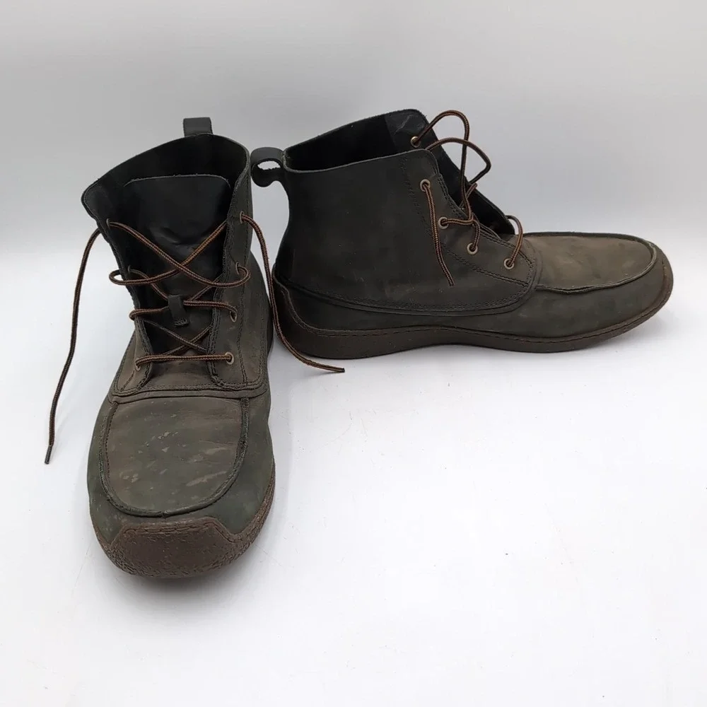 Sorel‎ Chukka Chugalug Boots Men's Size 14 British Leather Rubber Sole Shoe